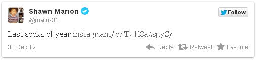 Shawn Marion Tweet